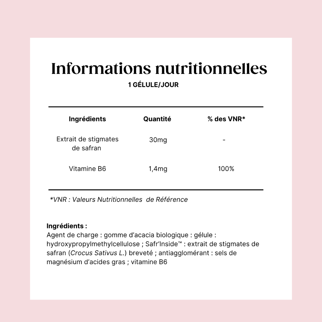 Complément alimentaire stress et humeur, Mood Balance