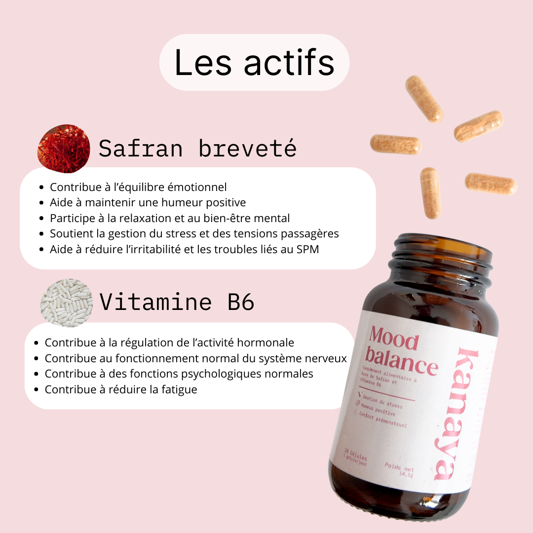 Complément alimentaire stress et humeur, Mood Balance